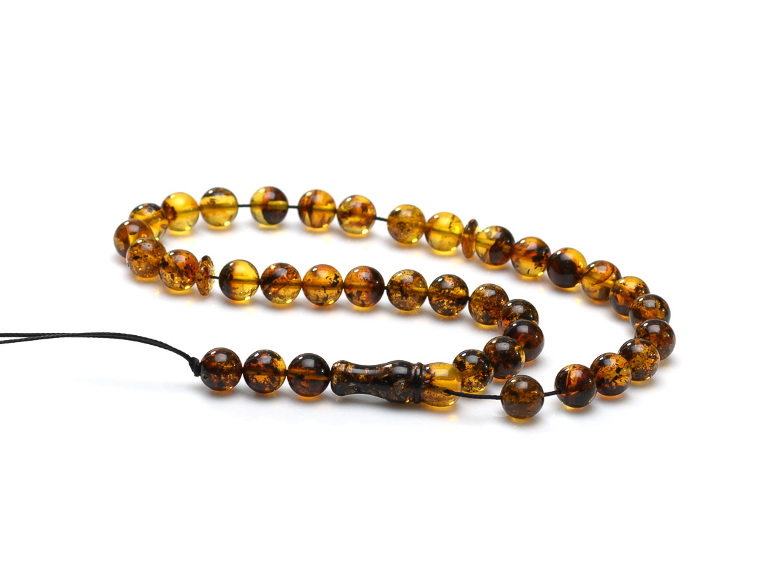Малка броеничка жълтозелен кехлибар